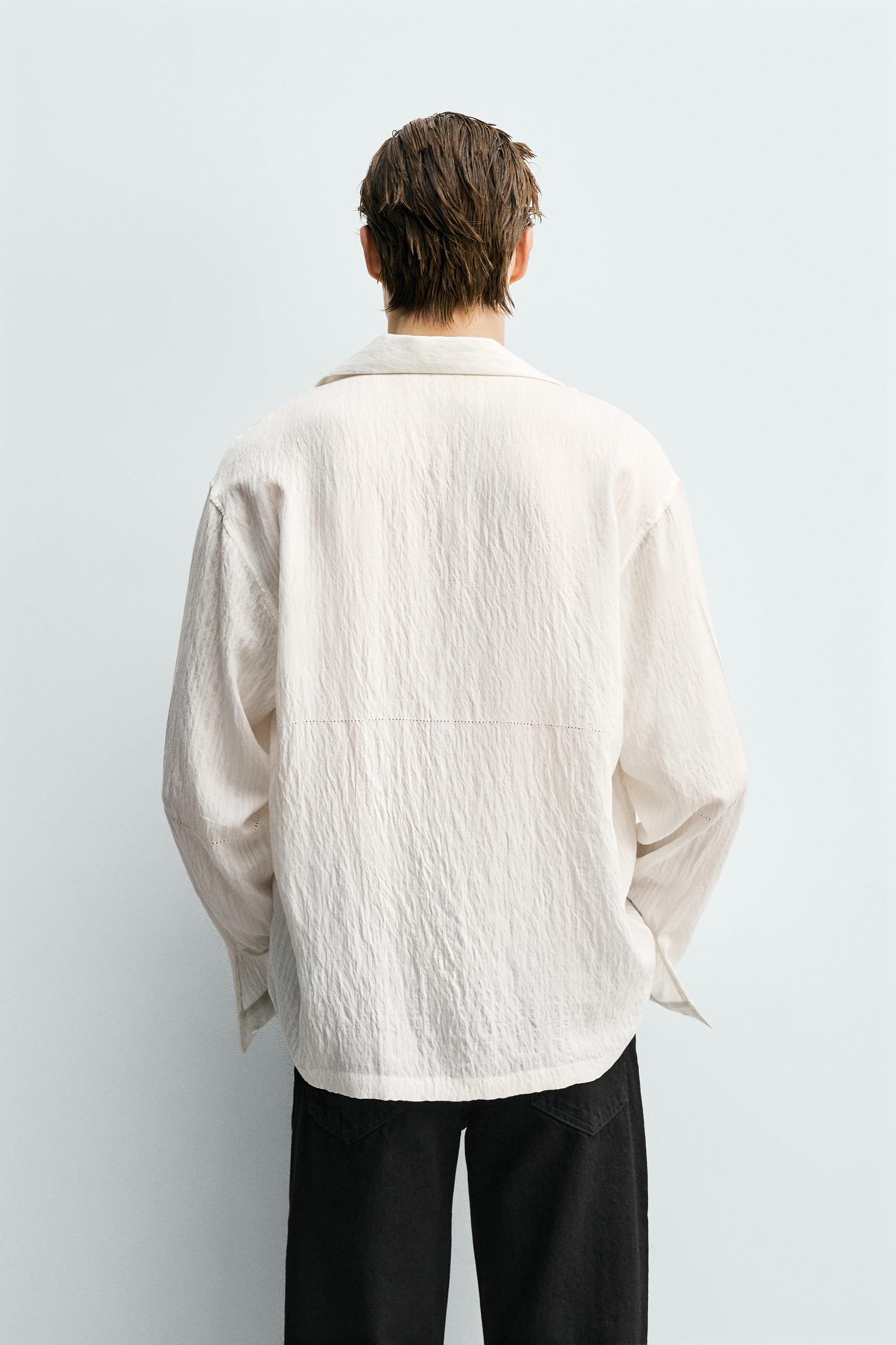 CHEMISE FLUIDE RELAXED FIT STRUCTURÉE